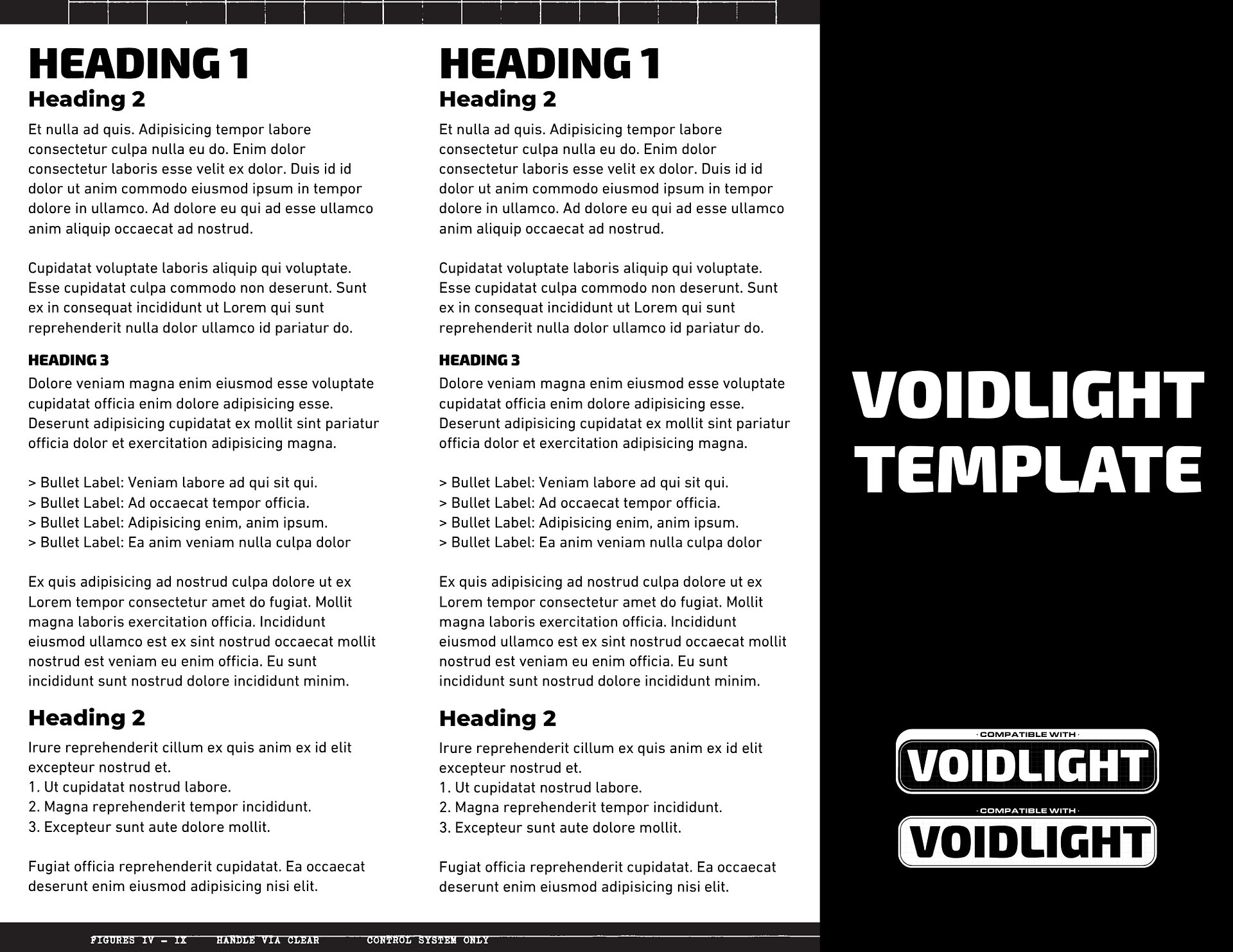 Voidlight Creator Kit (Compatibility Logos, Affinity Publisher and Canva Template) product image (4)