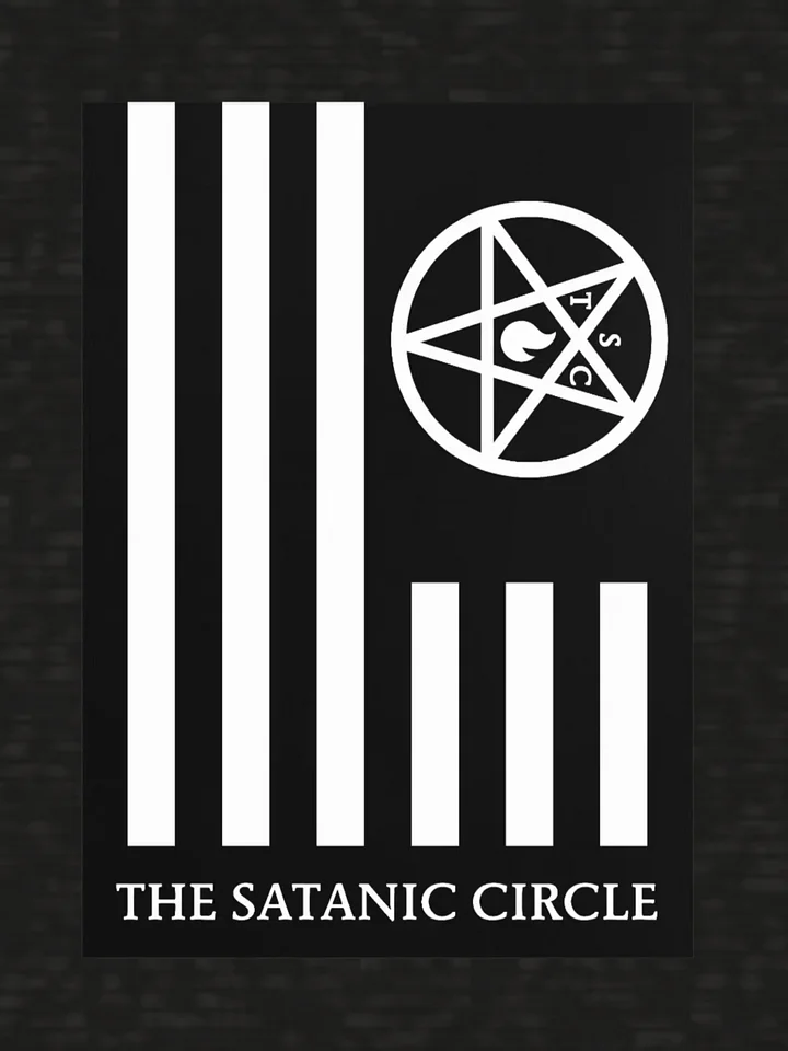 The Satanic Circle - Flag Poster product image (1)