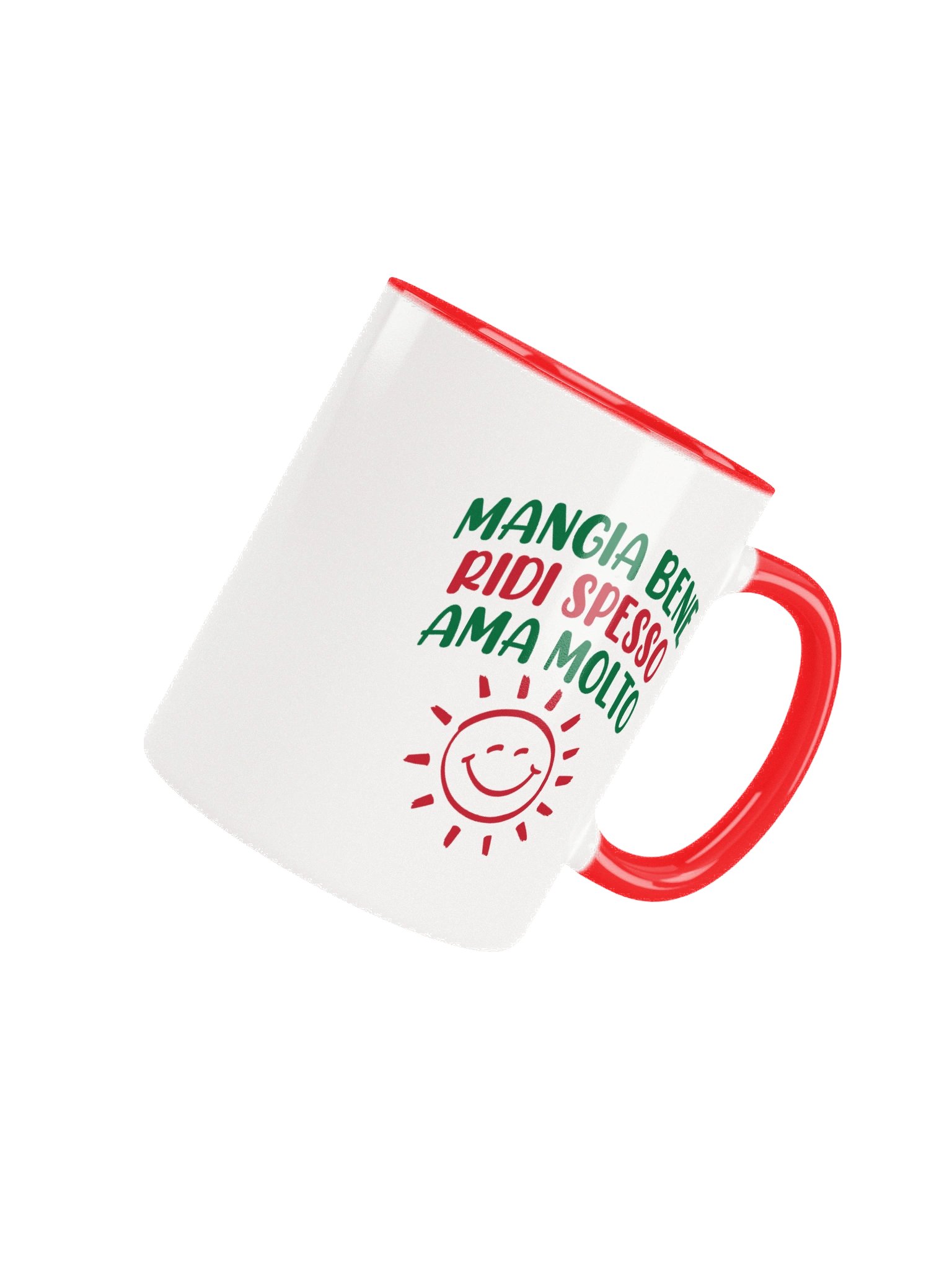 Mangia Bene Ridi Spesso Ama Molto Mug (100% Ceramic) product image (5)