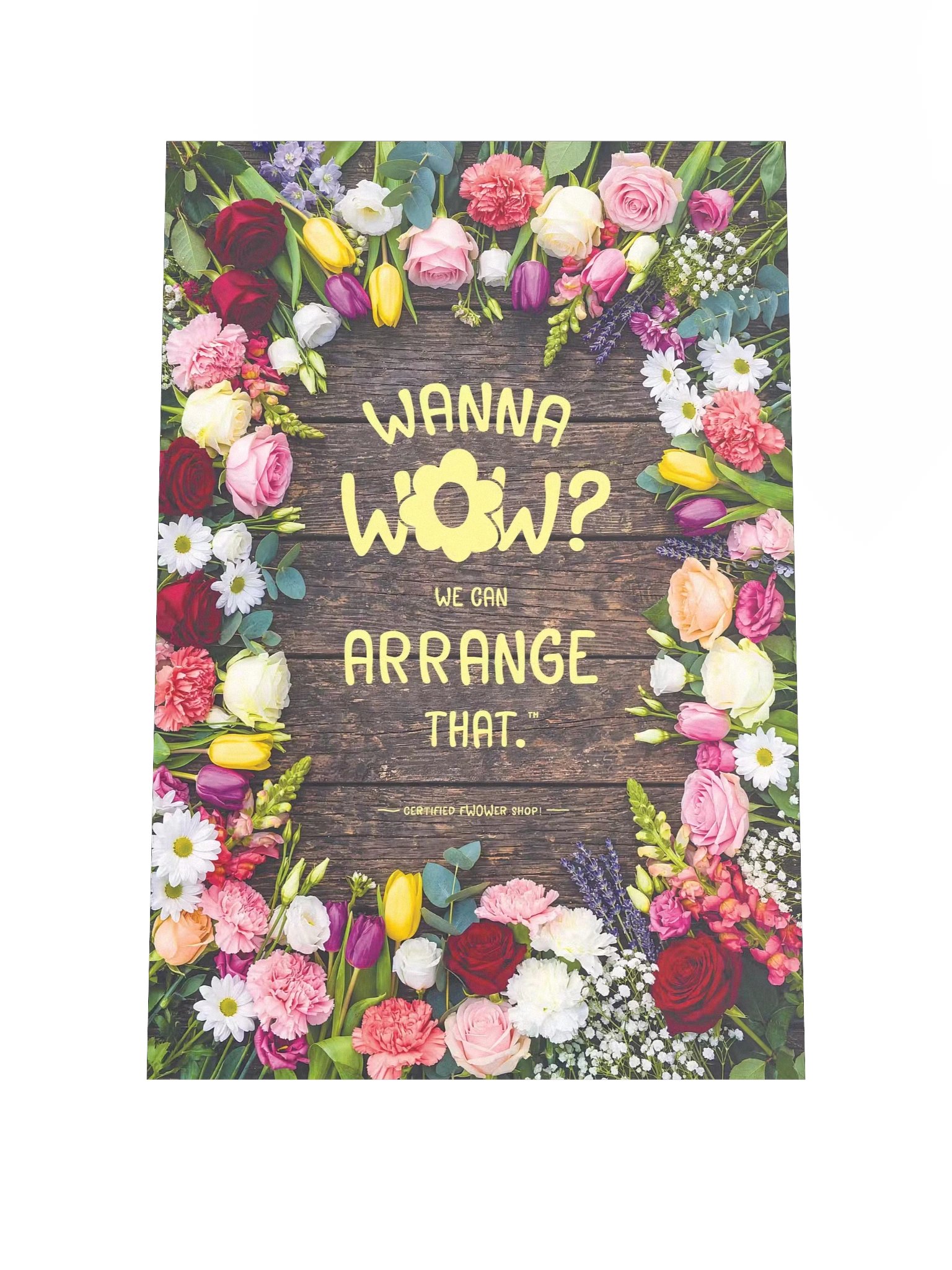 Wanna WOW? Poster product image (1)