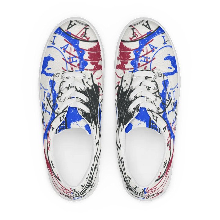 Haitian Stamp Collection Men's Canvas Shoes product image (2)