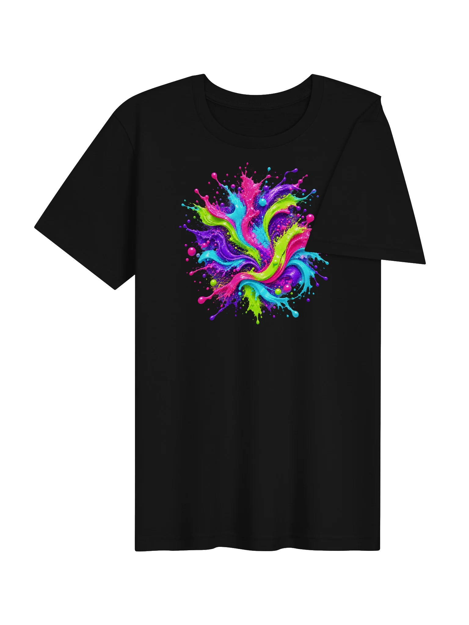 Unity Unleashed Neon Paint-Splatter T-Shirt — Individuality • Diversity • Brotherhood product image (18)