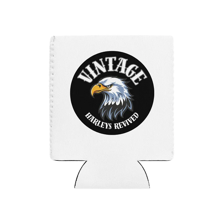 Vintage Harleys Revived Can Cooler – Black Eagle Logo product image (2)
