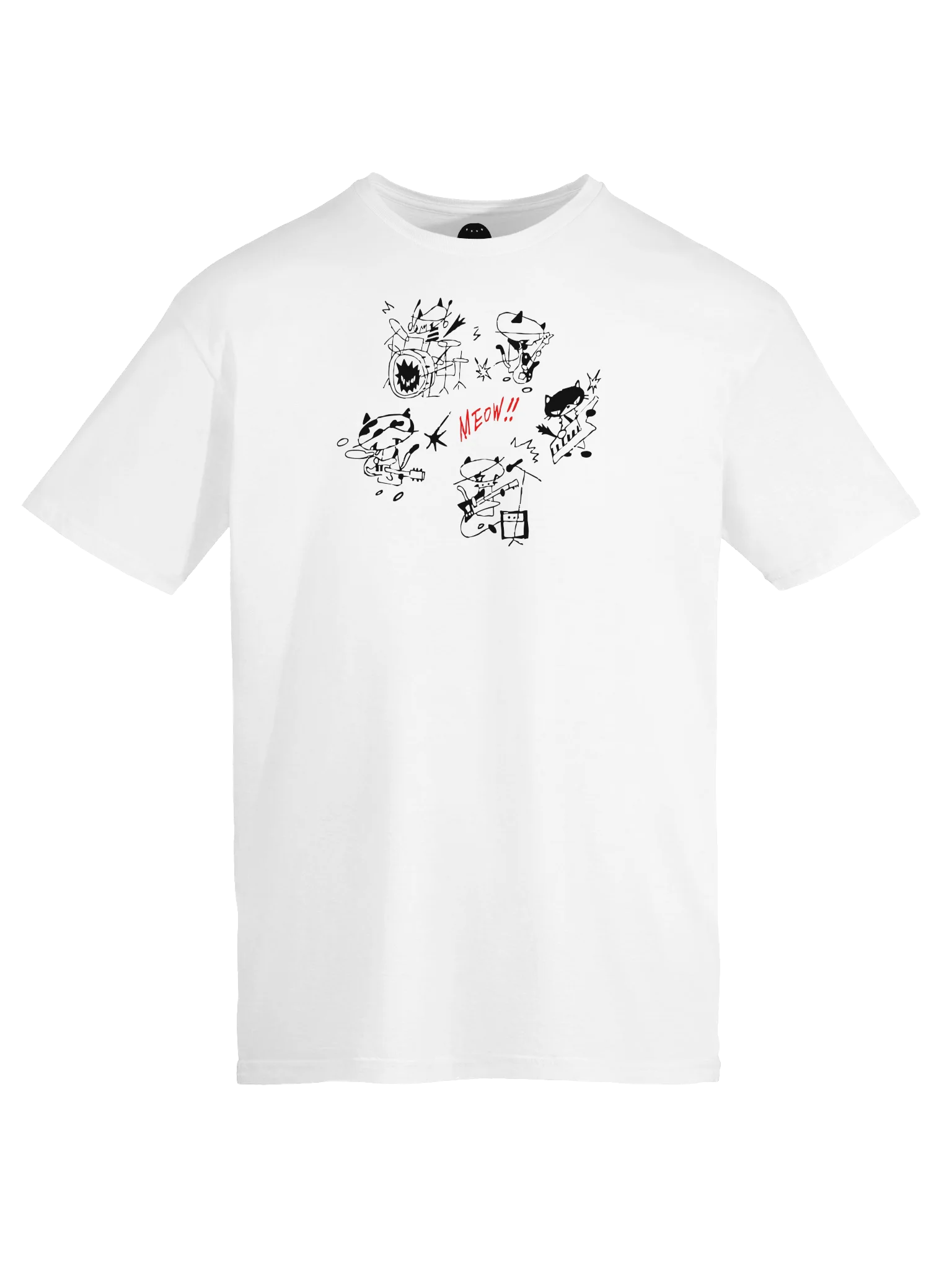 band cats tee !! product image (5)