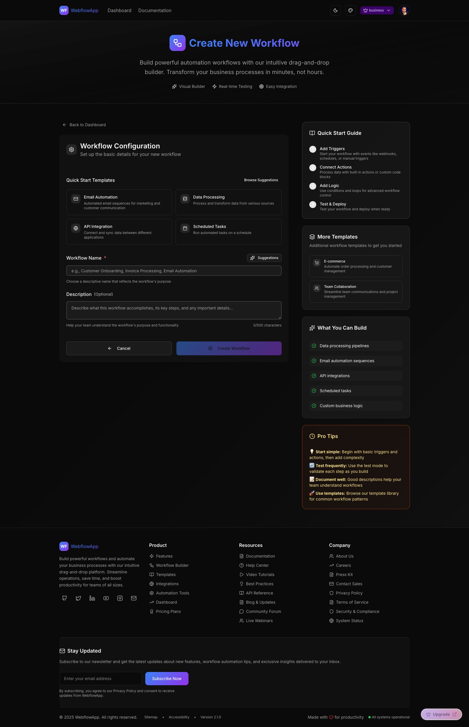 Complete Visual Workflow Builder & SaaS Platform product image (4)