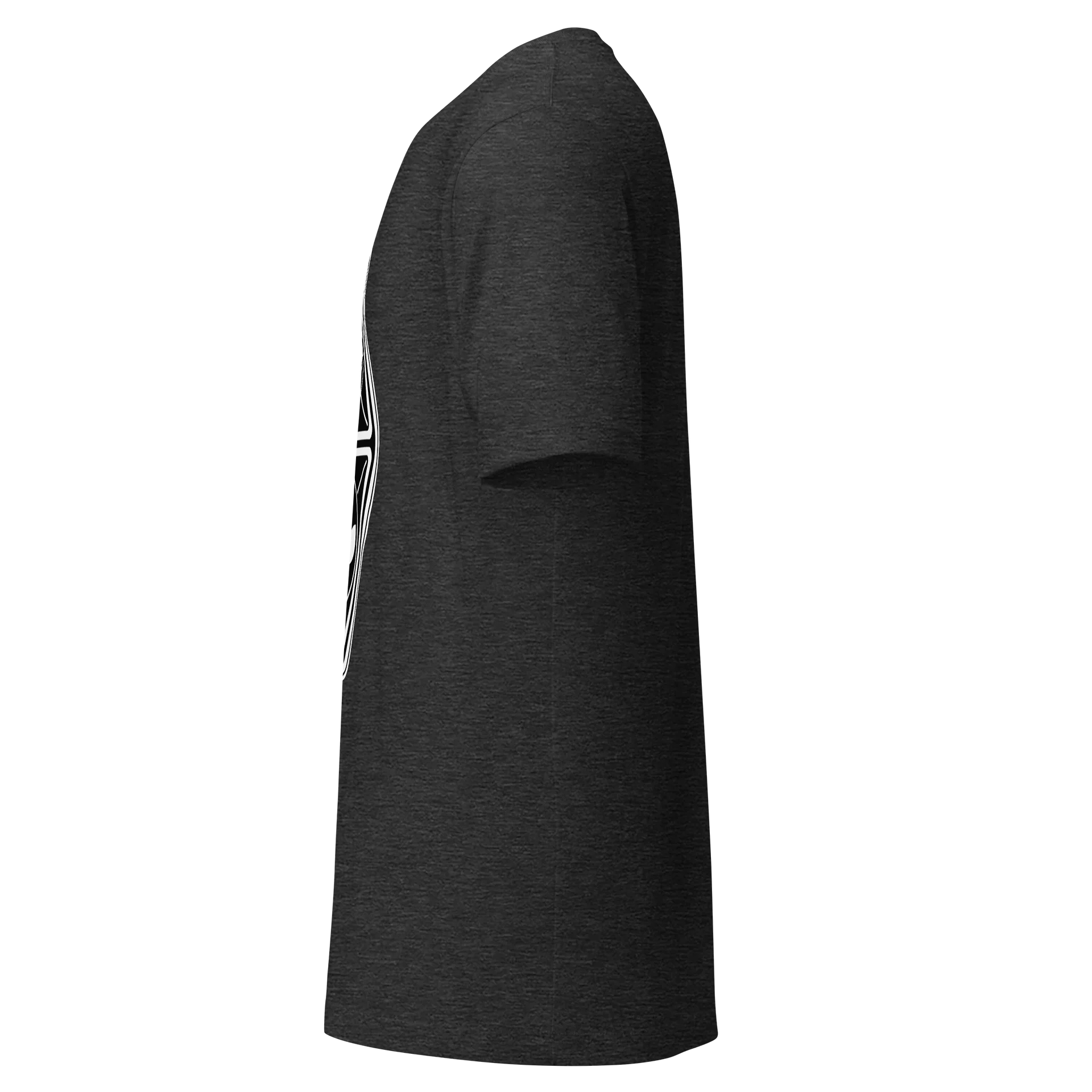 3 Eyed Alien – Emblem – on Heather Gray Bella+Canvas Unisex Supersoft T-Shirt product image (5)