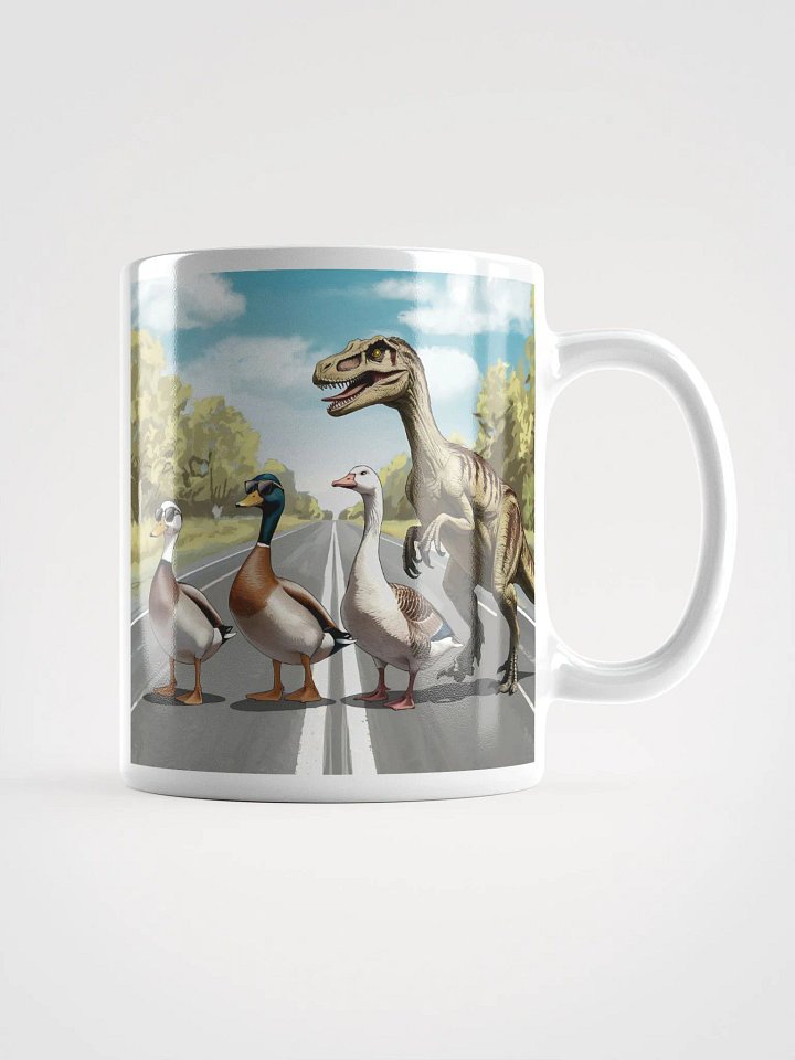 Duck, Duck, Goose, Velociraptor 2 sided mug product image (1)
