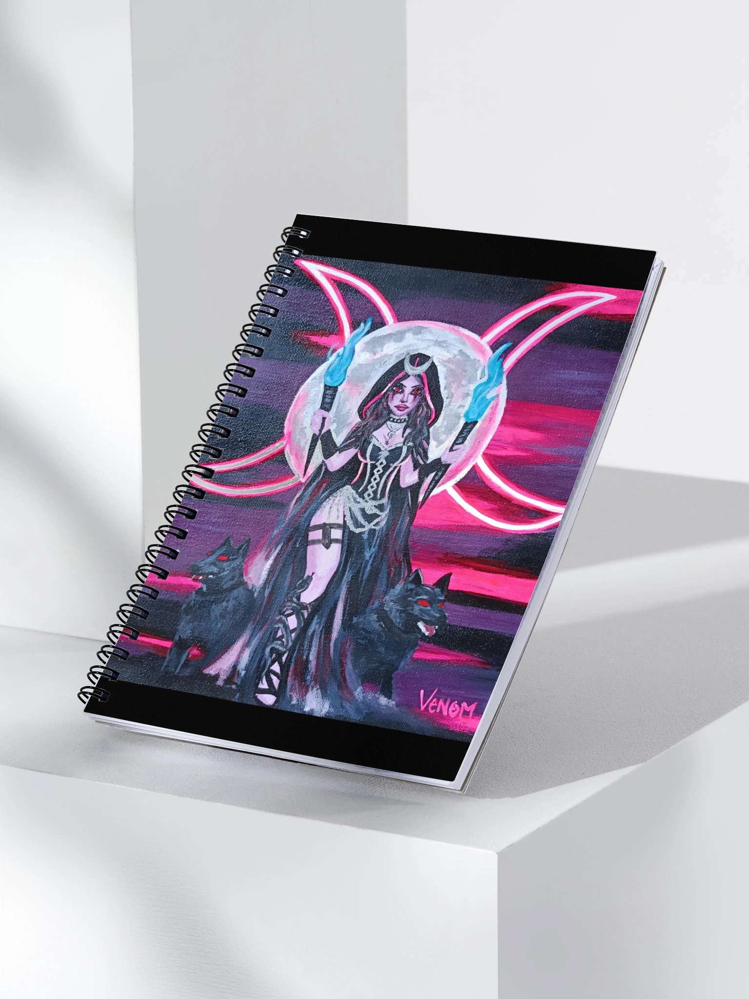 "Hekate - Keeper of Crossroads" Spiral Notebook product image (3)