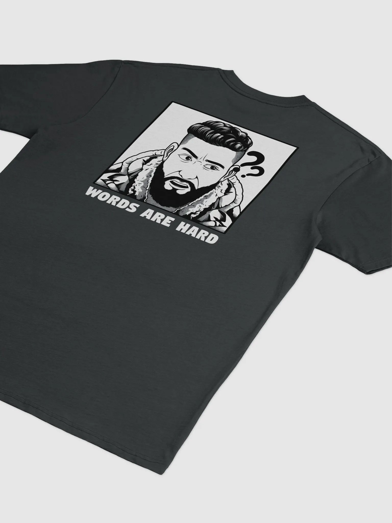 [Limited Edition] 'Words are hard' Heavy Tee (Back Design) product image (4)