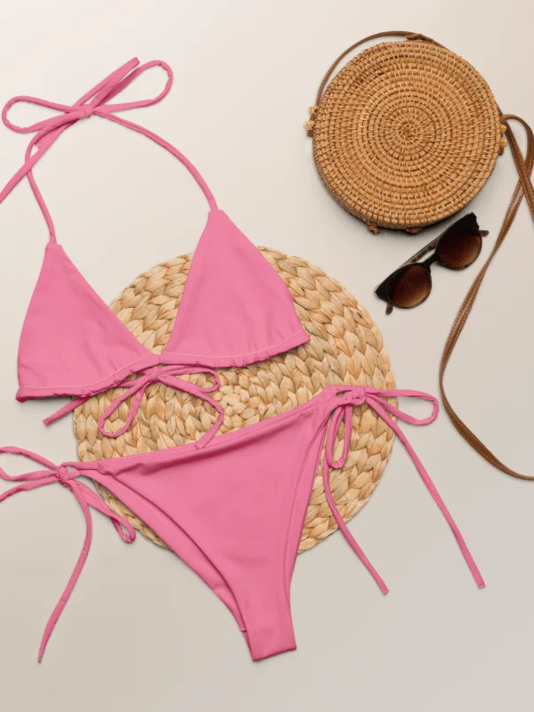 His House String Bikini Set - Pink product image (5)