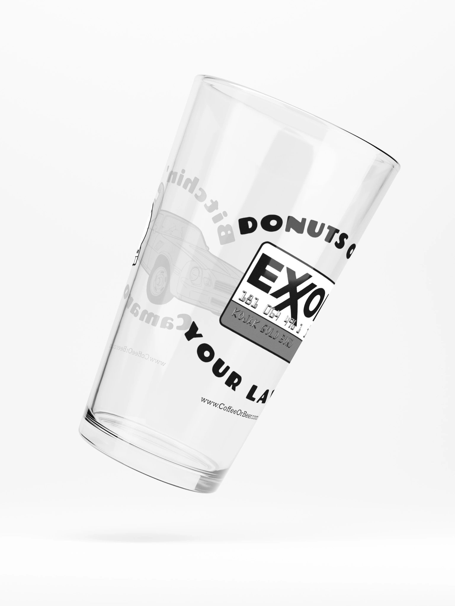 Bitchin' Camaro Donuts Pint Glass product image (4)