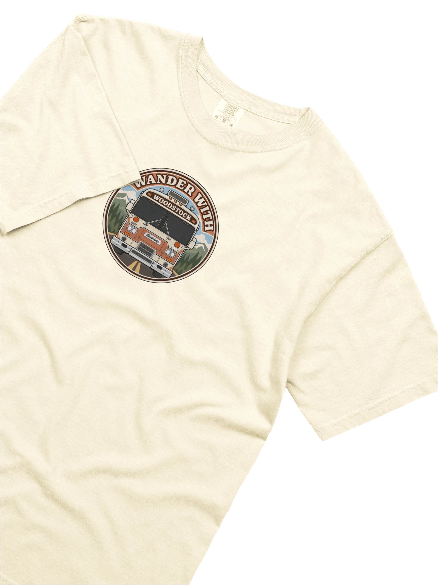 Woodstock Road Club Tee · Comfort Colors — Front & Center — Dark Windshield product image (28)