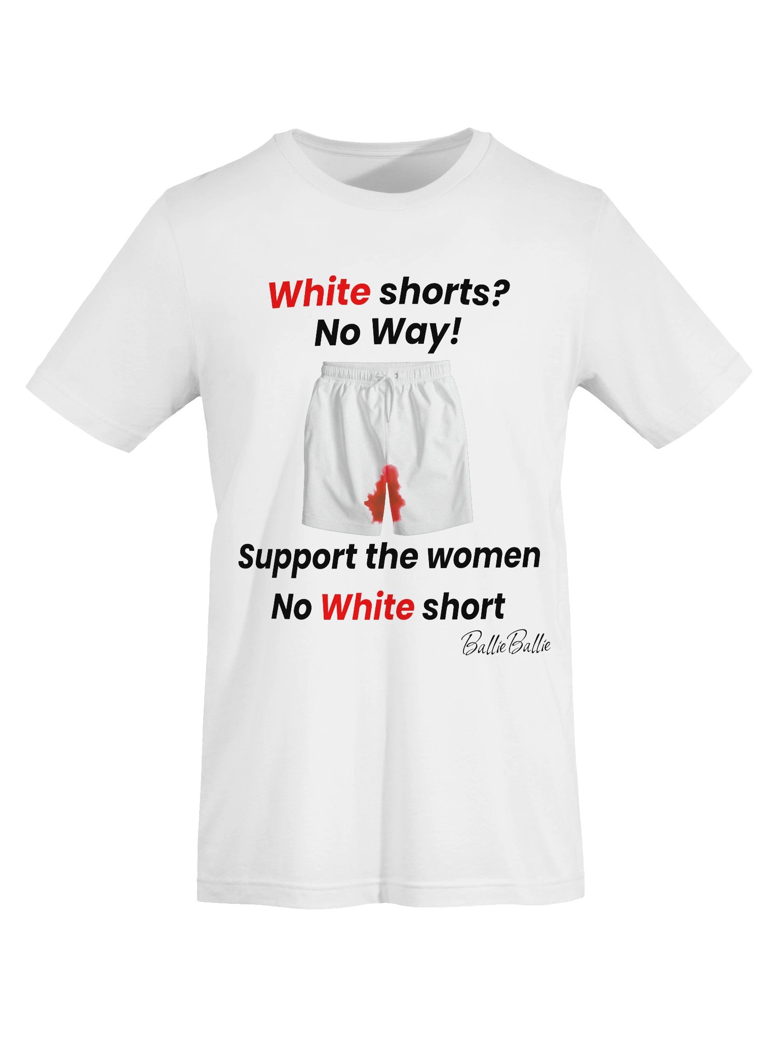 White short? No Way! Support the women No white short product image (7)