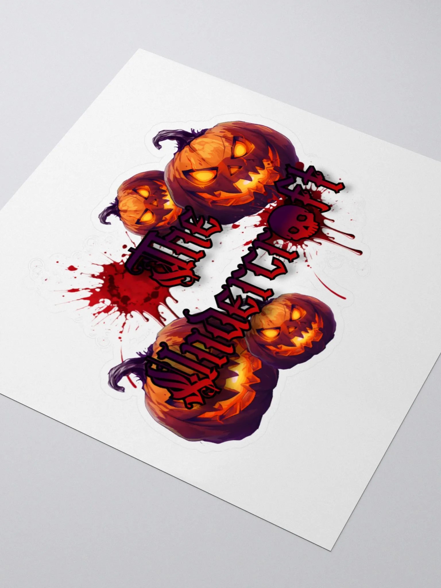 Sinister Jack-O'-Lantern Sticker product image (9)
