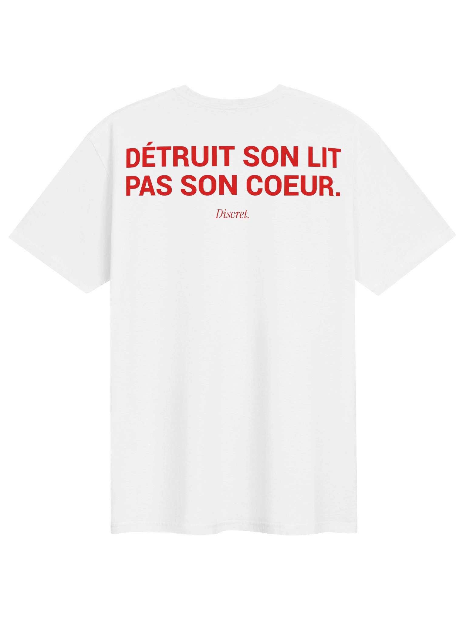 DÉTRUIT SON LIT (White Edition) - 100% Cotton T-shirt product image (1)