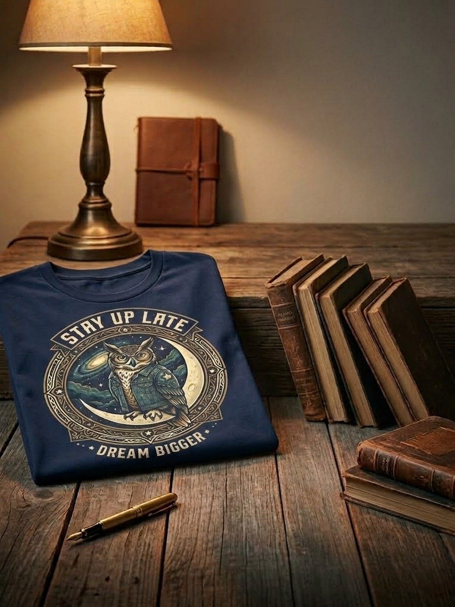 The Midnight Ambition Owl T-shirt product image (19)