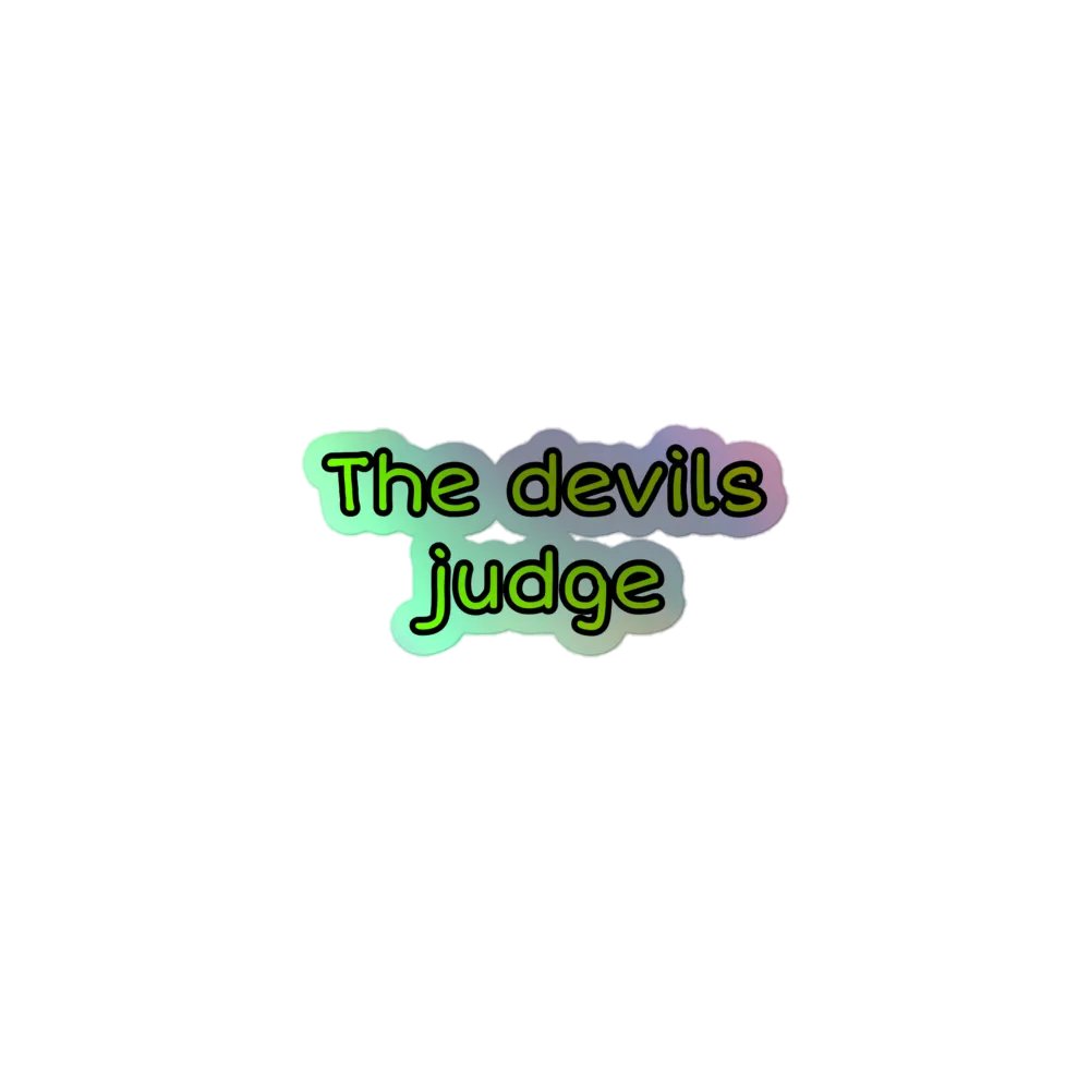 the devils judge sticker product image (1)