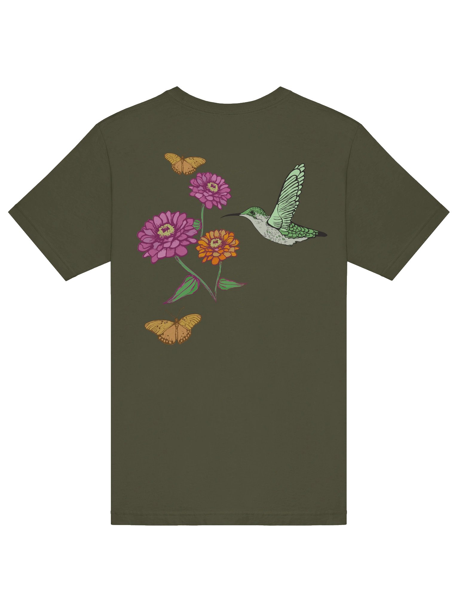 Hummingbird Butterfly Unisex T-shirt product image (6)