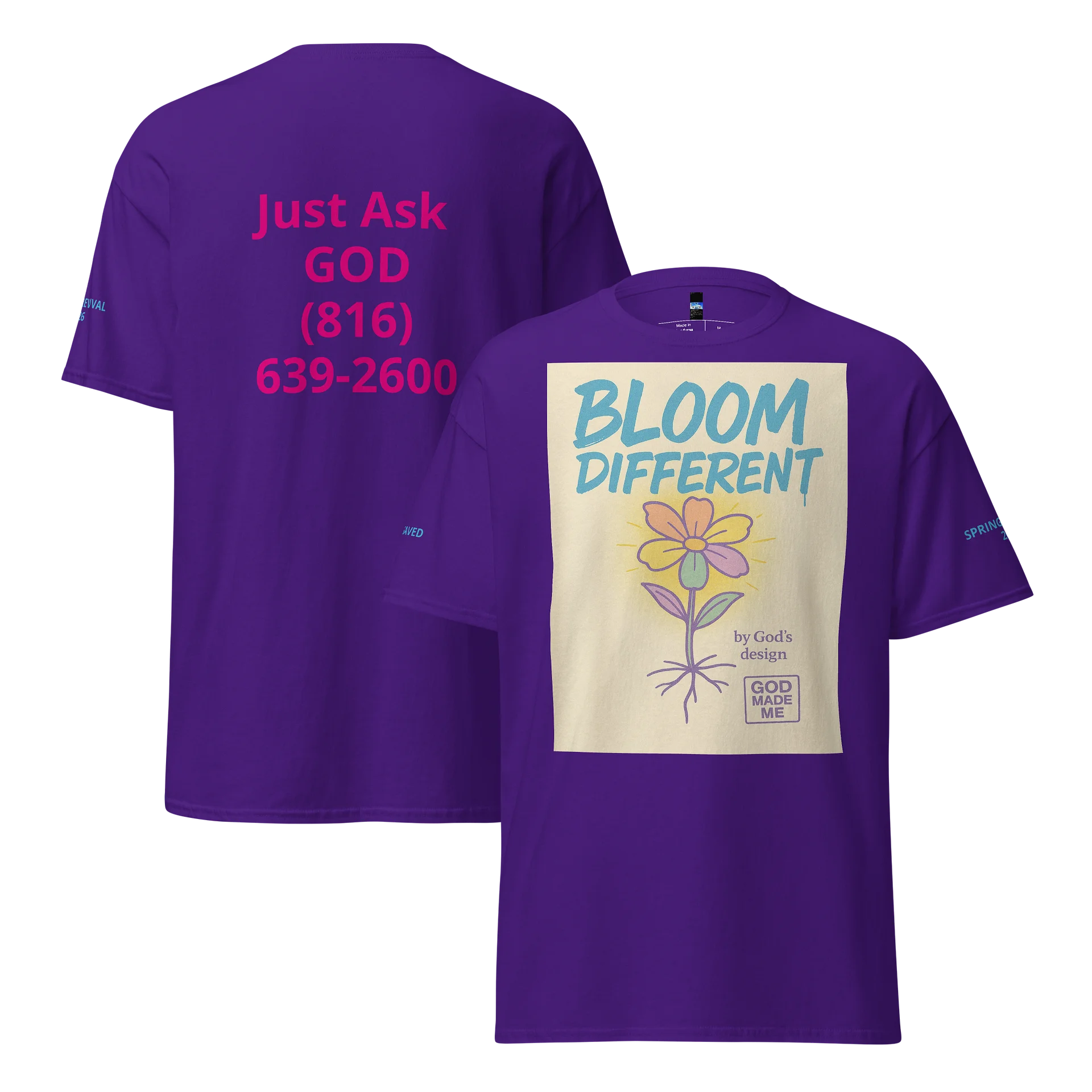 BLOOM DIFFERENT Graphic T-Shirt product image (3)