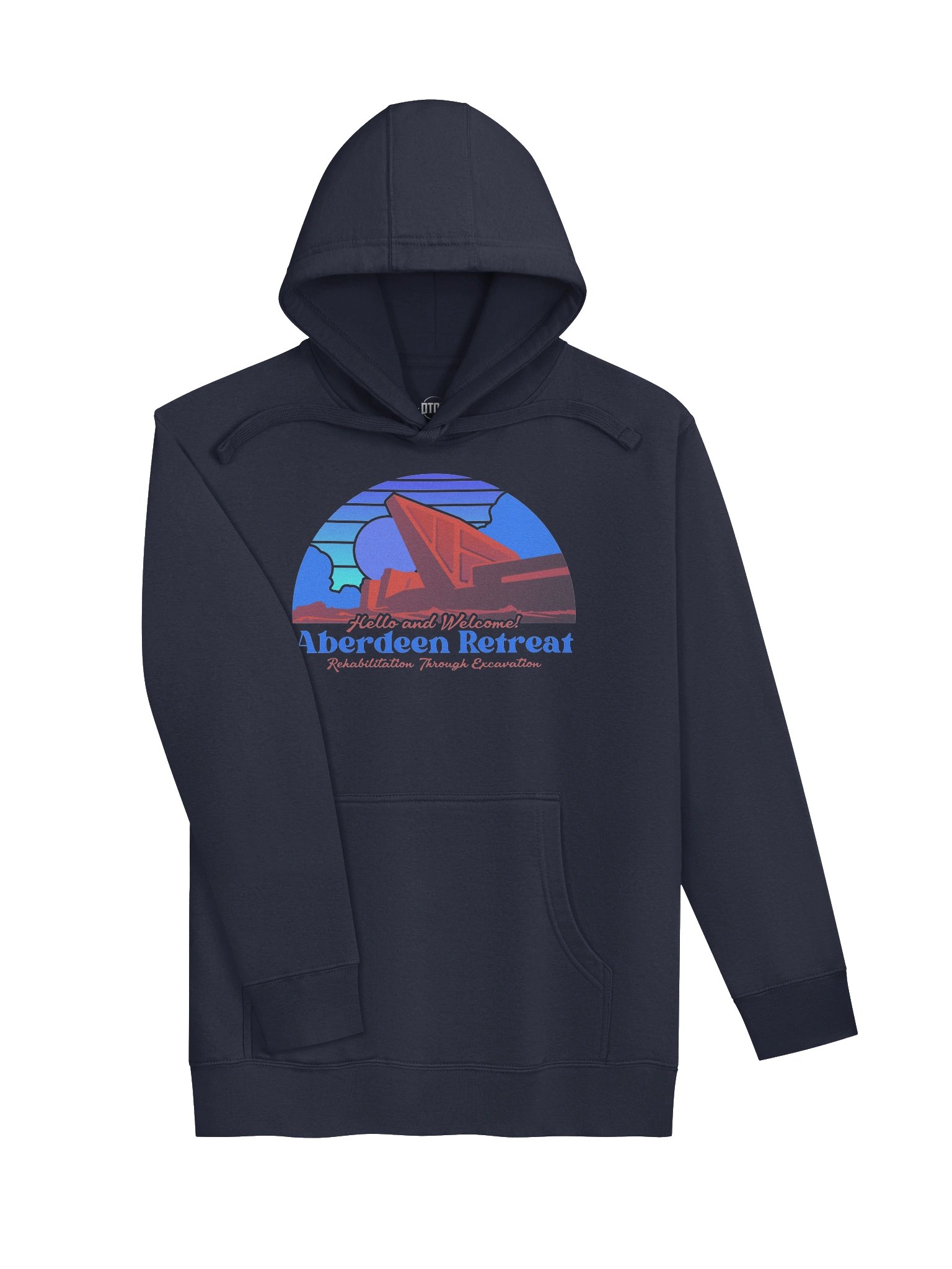 Aberdeen Retreat Blue Sunset - Premium Hoody product image (19)