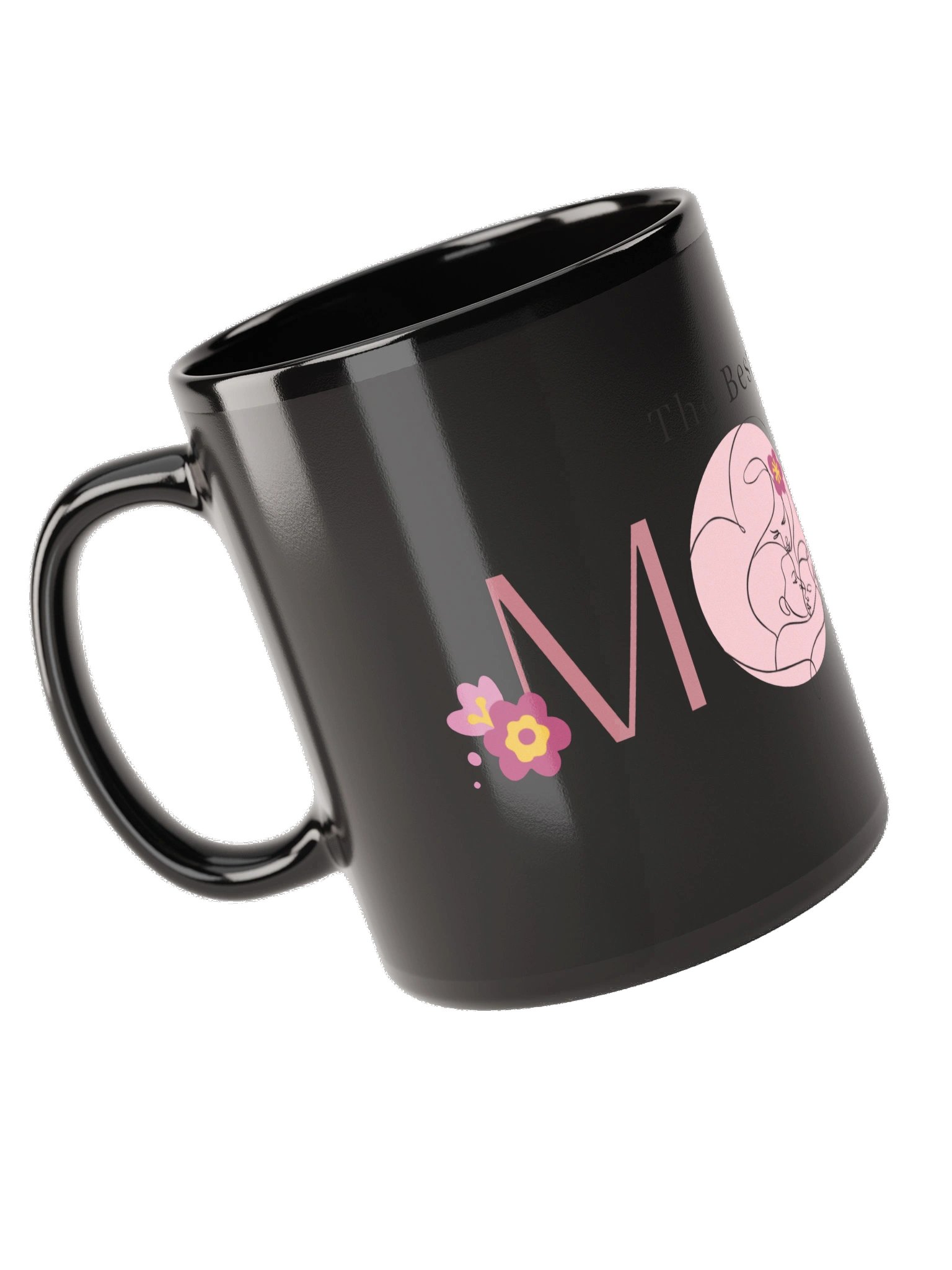 The Best Mom Black Mug product image (10)