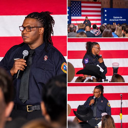 A powerful evening of remembrance and service. 🇺🇸

Austin Firefighter and U.S. Marine Corps veteran François spoke at Meta’s ...