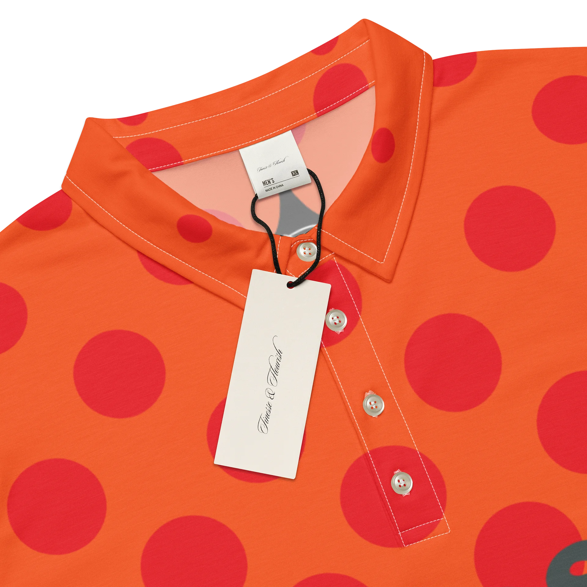 F&F Boba Slim Fit Polo Shirt (ORG) product image (4)
