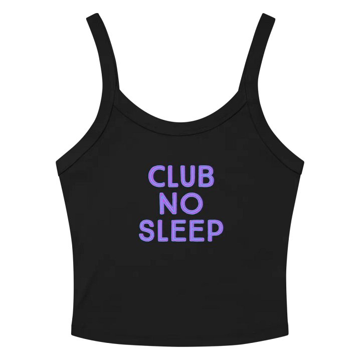 Club No Sleep - Micro Rib Tank Top product image (2)