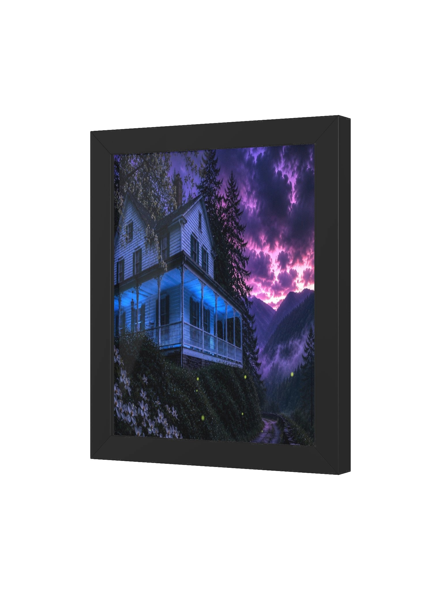 HAINT BLUE FRAMED PRINT product image (3)