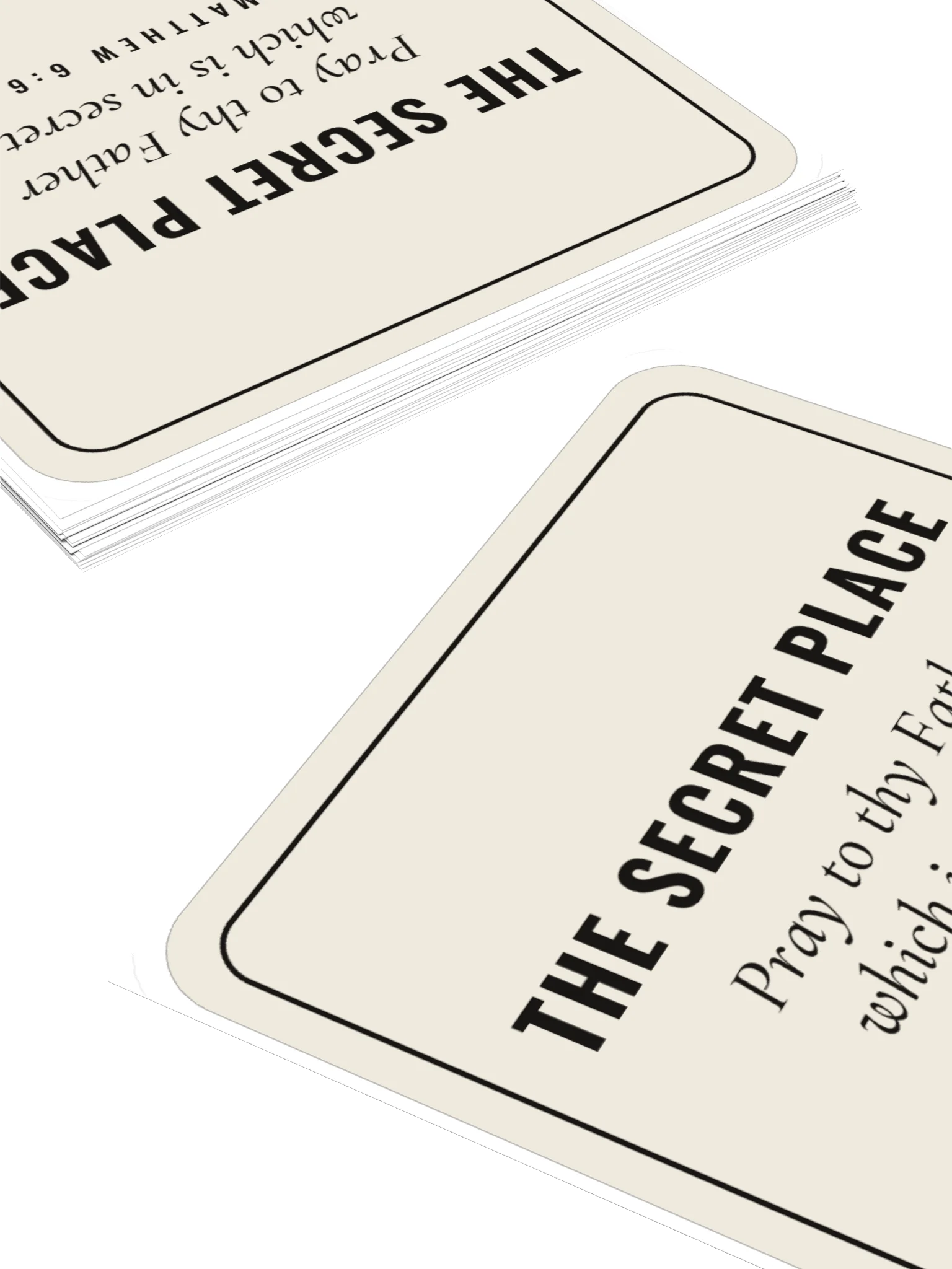 The Secret Place: Matthew 6:6 Sticker product image (11)