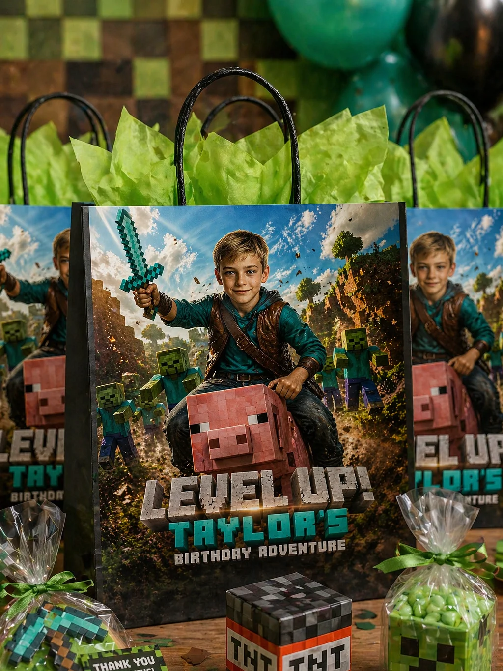 Custom Minecraft Birthday Poster product image (3)
