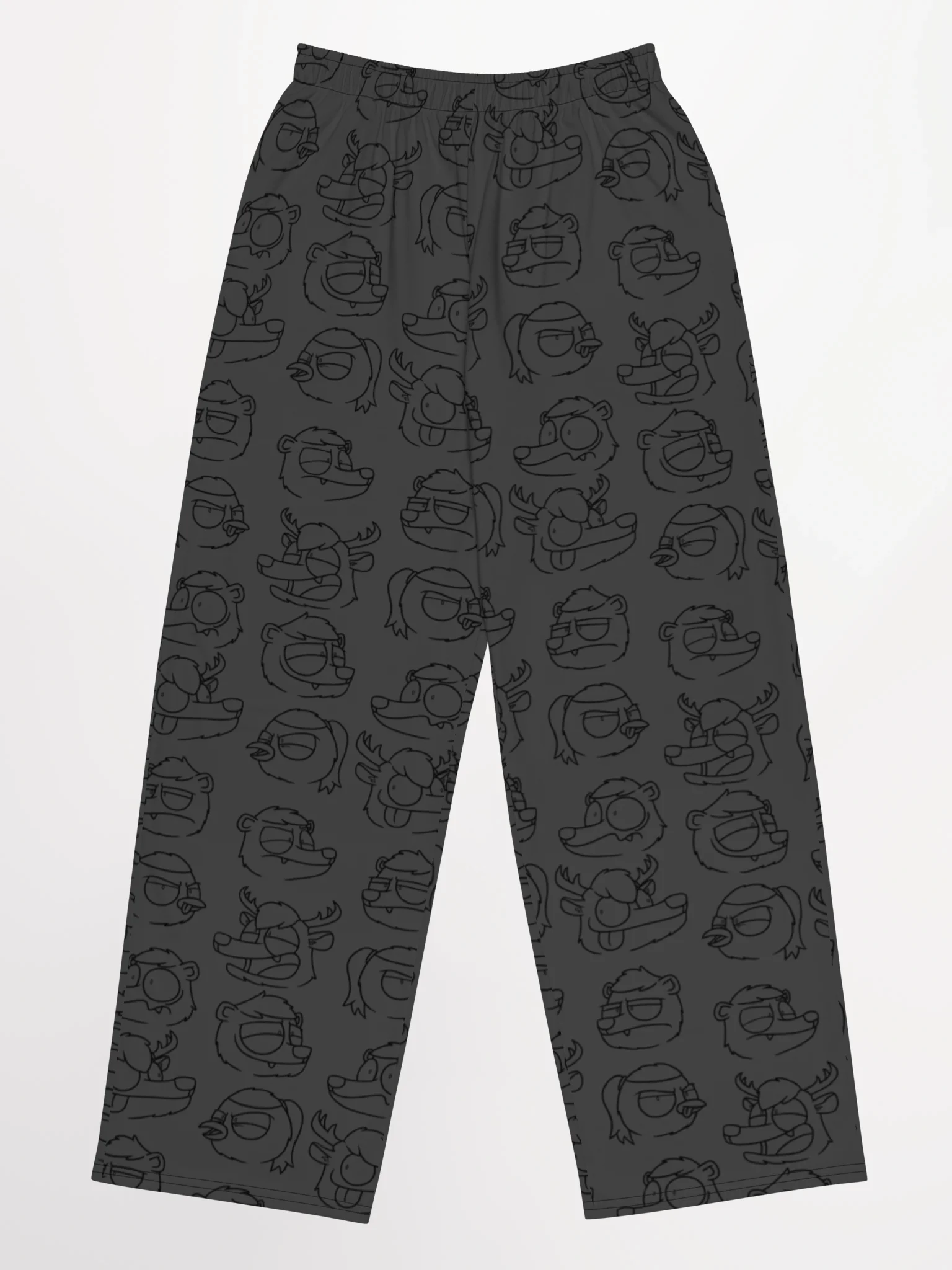Group Faces Wide-Leg Lounge Pants (Lines) product image (1)