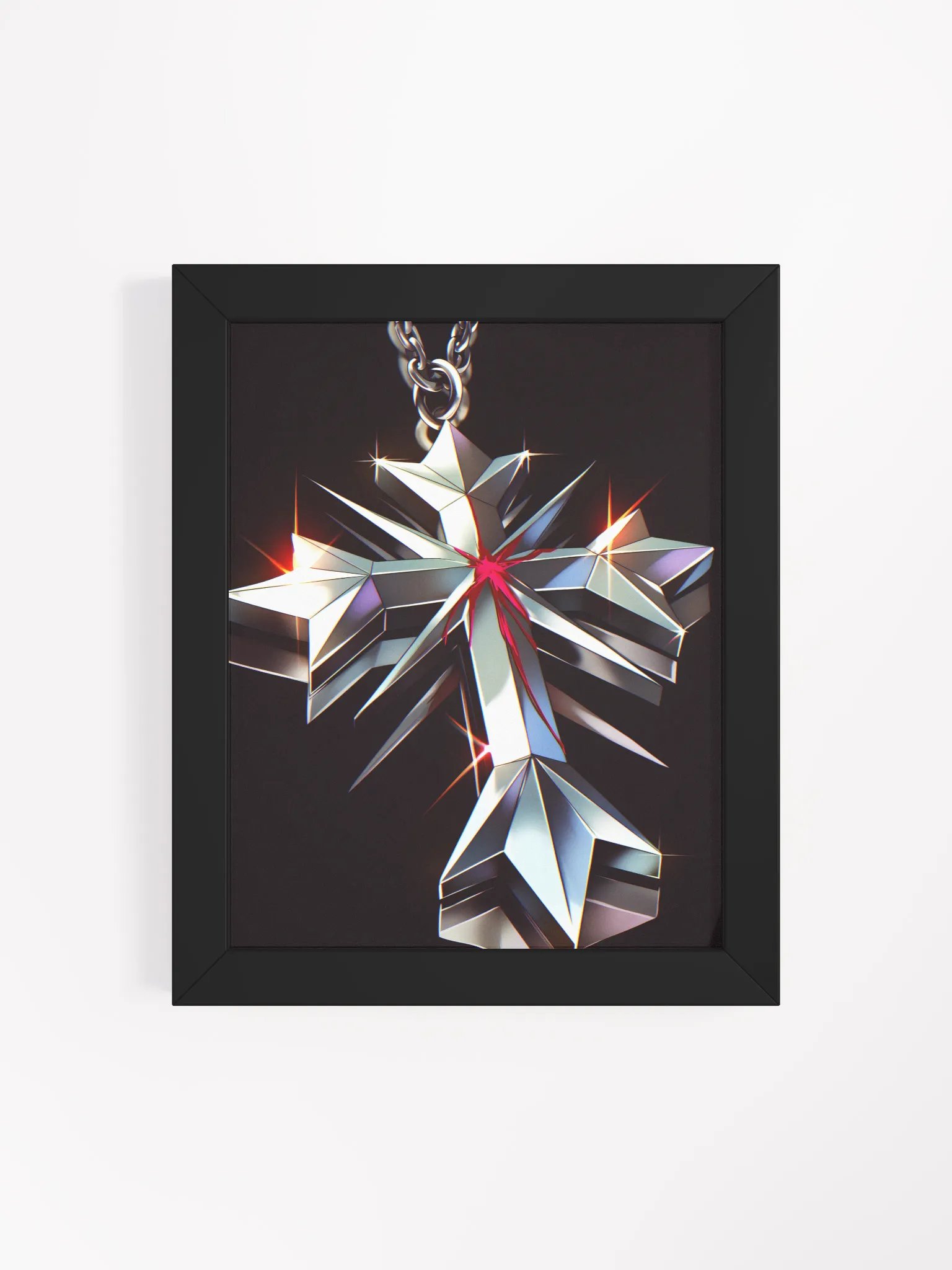Metallic Cross Framed Poster product image (4)