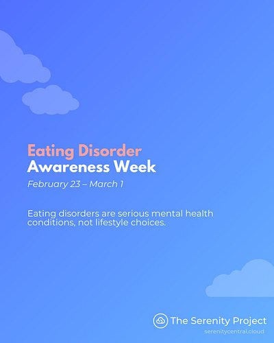 National Eating Disorders Awareness Week reminds us that eating disorders are rarely just about food.

They are often connect...