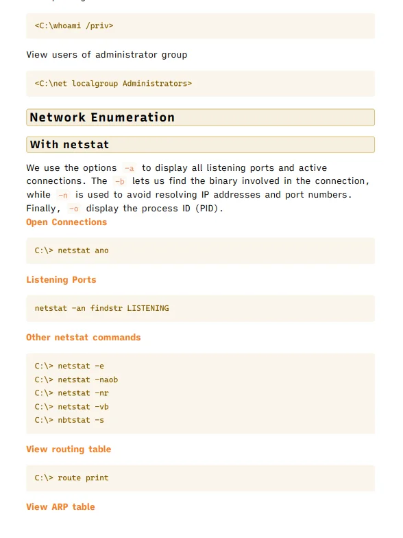 Windows Hacking Study Notes & Cheat Sheets product image (3)
