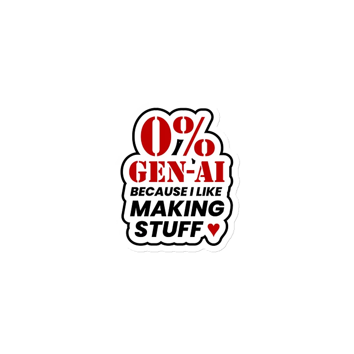 0% Generative AI Magnet product image (1)
