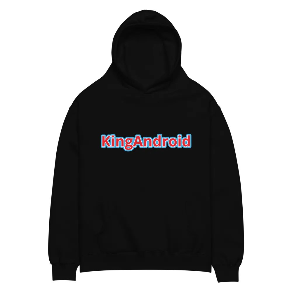 Blue and red KingAndroid hoodie product image (2)