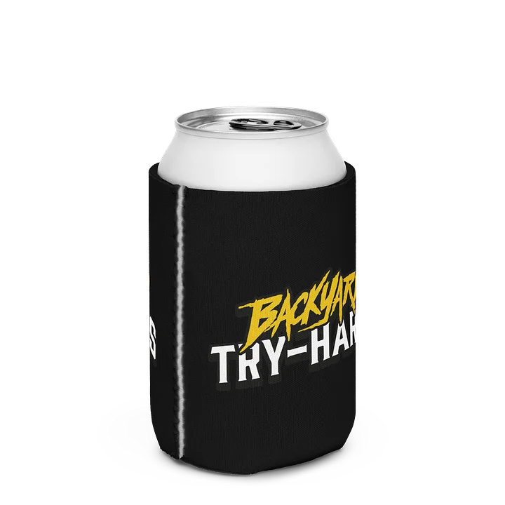 BACKYARD TRY-HARDS Logo Can Cooler product image (2)