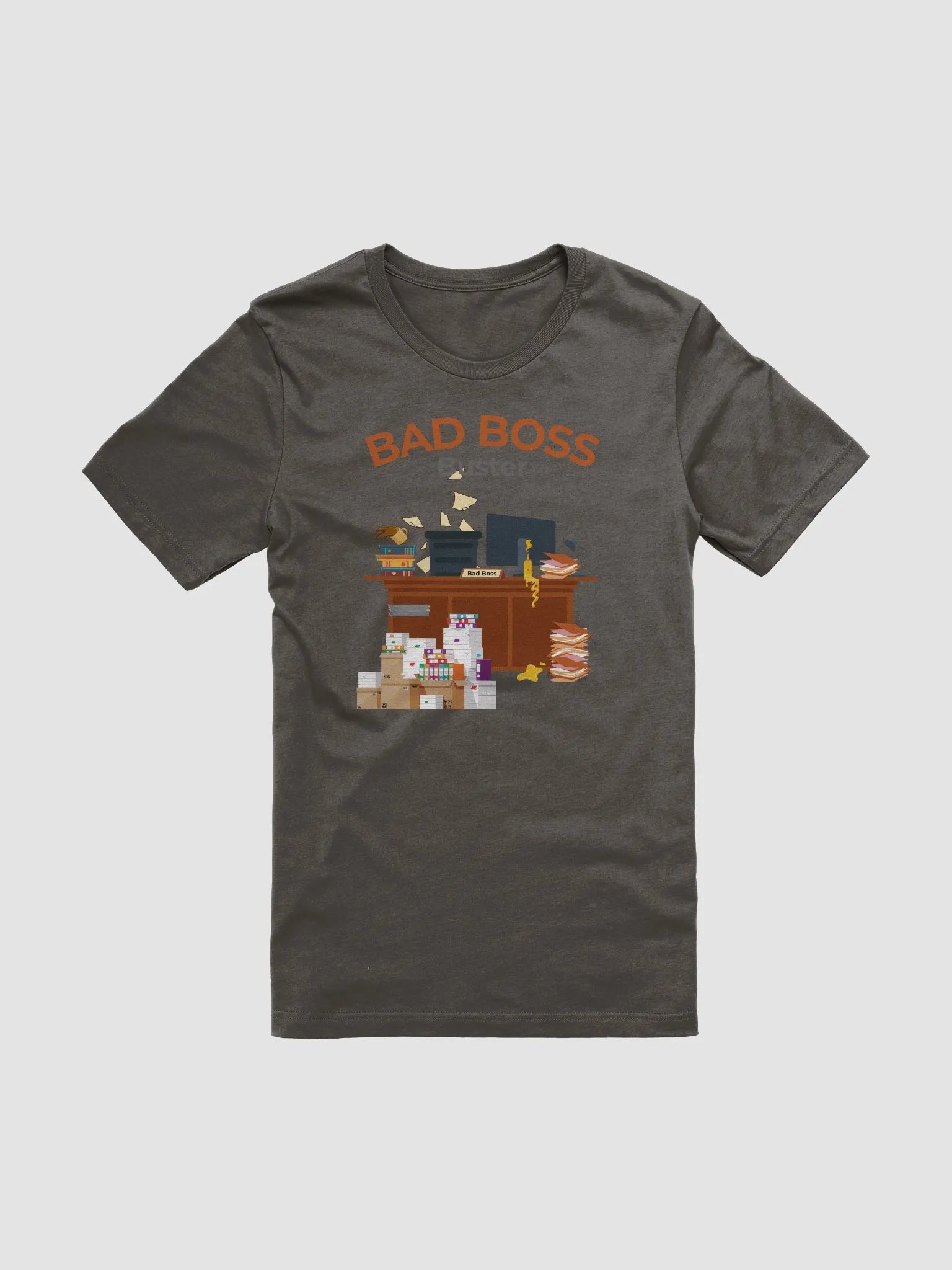 Bad Boss Buster White Logo Tee product image (3)