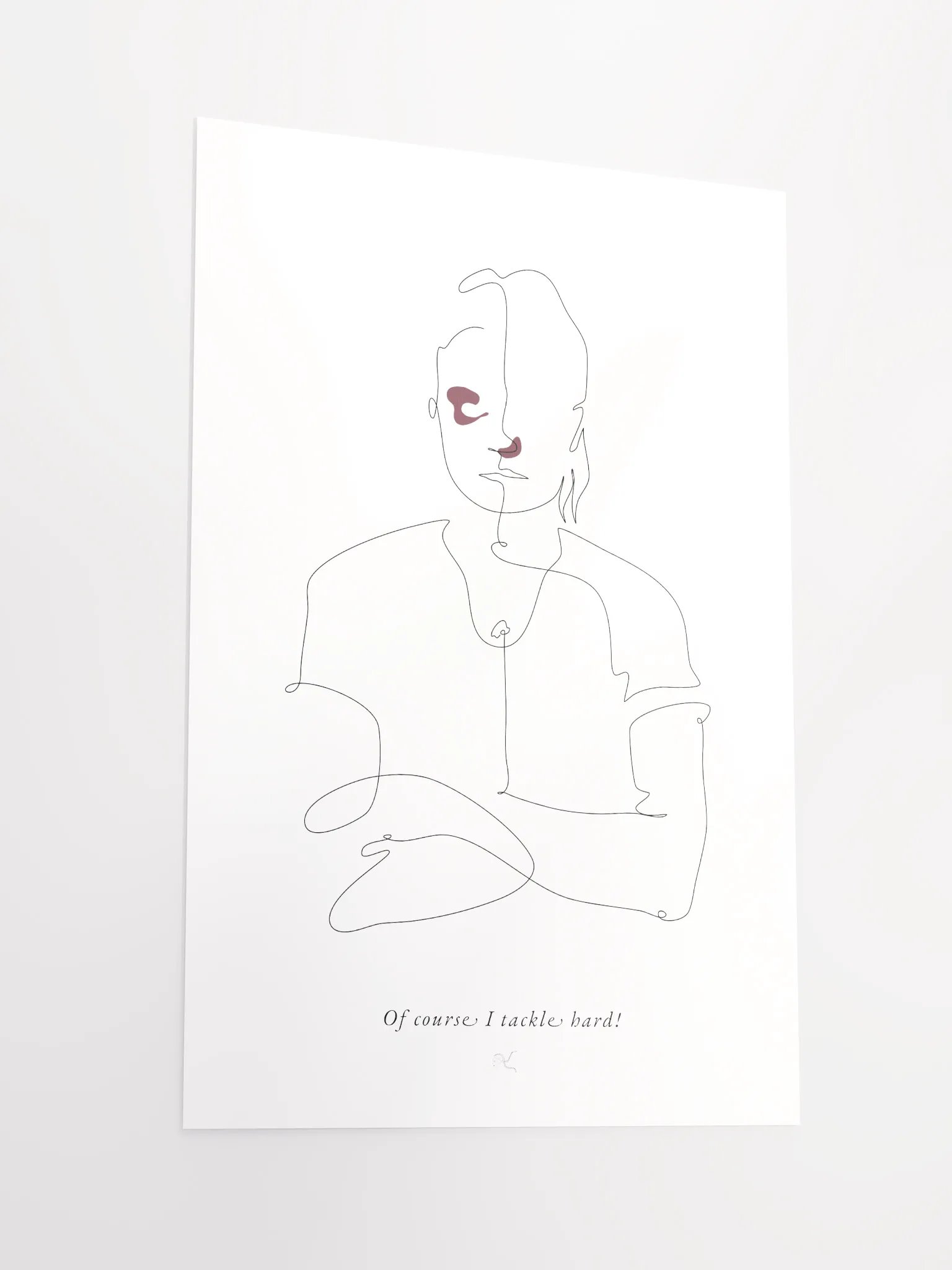 TACKLE HARD <3 Poster product image (6)