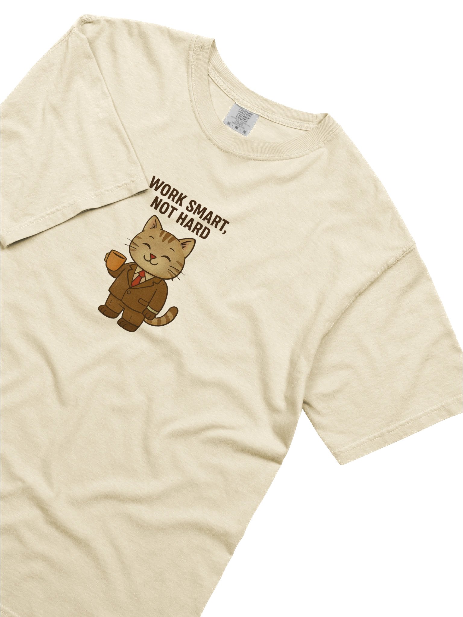 Work Smart Cat Graphic T-Shirt product image (28)