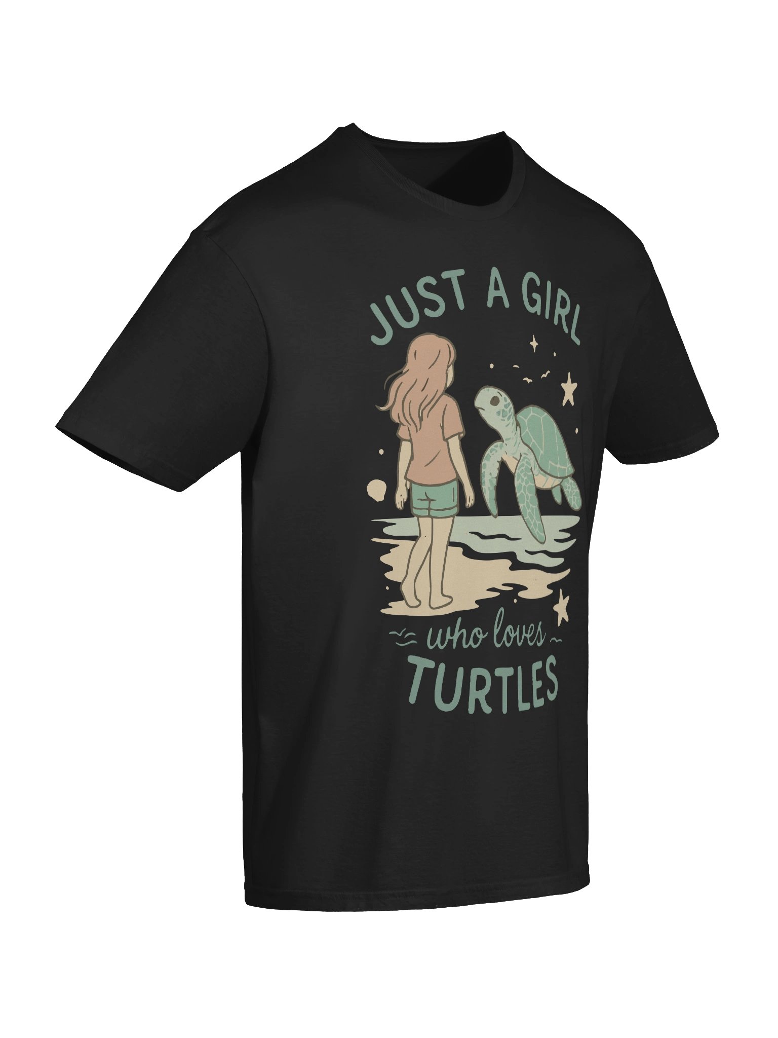 Turtle Lover's Beach Loving Turtles T-Shirt product image (100)