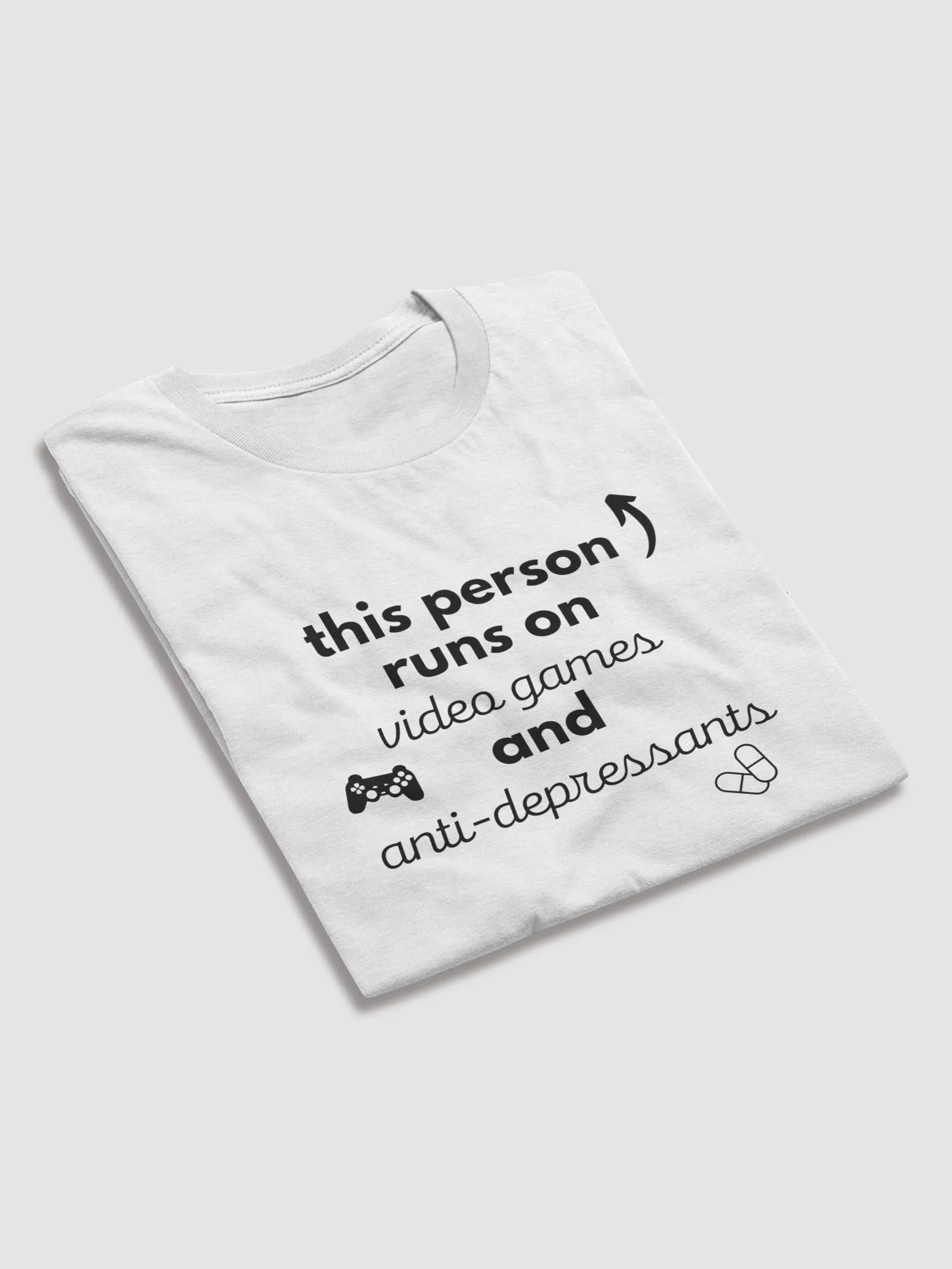 Video games & Anti-Depressants Lightweight Tee product image (6)