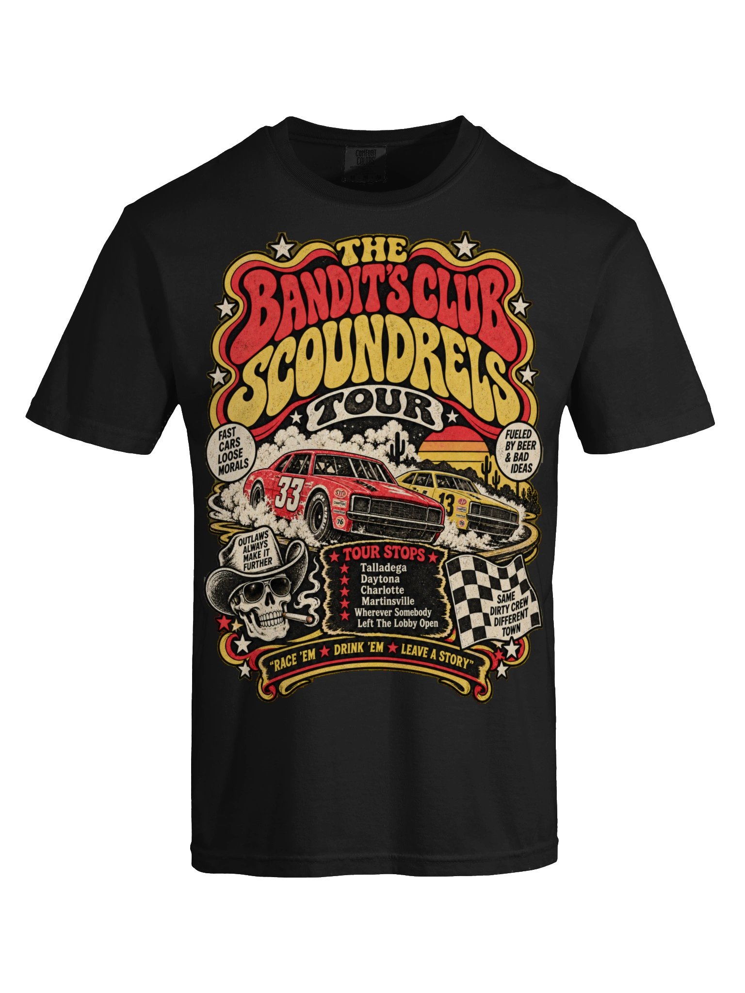 Bandits Racing Club — Scoundrels Tour Tee product image (5)