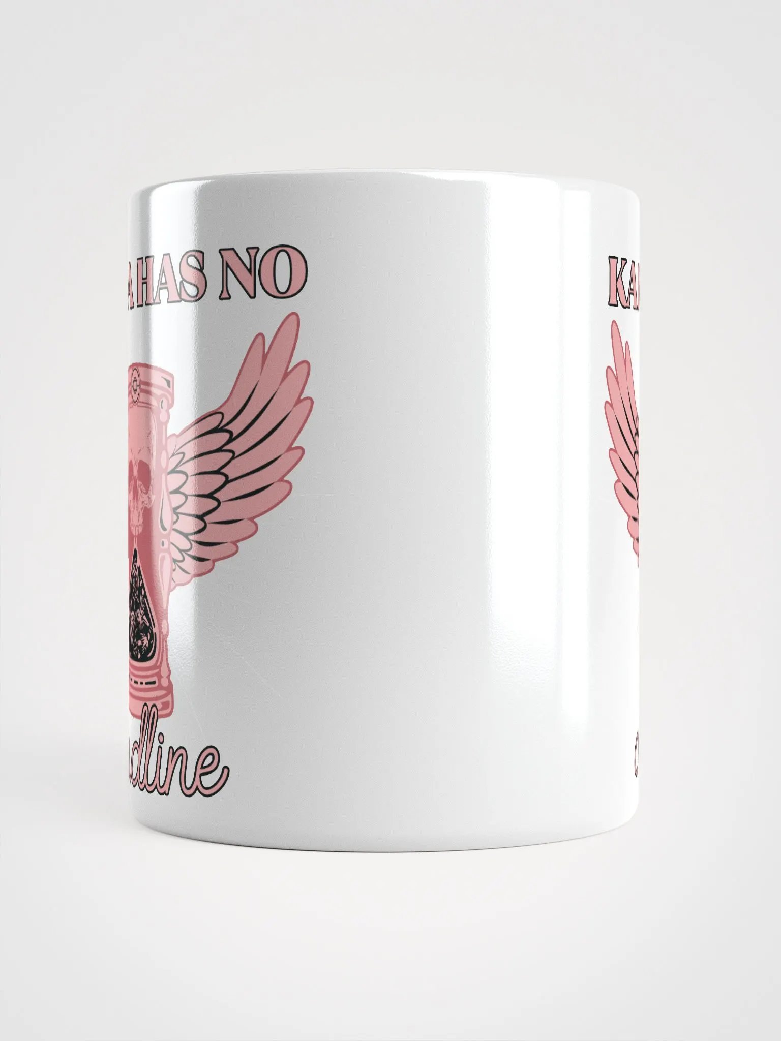 Karma Hourglass White Glossy Mug product image (5)