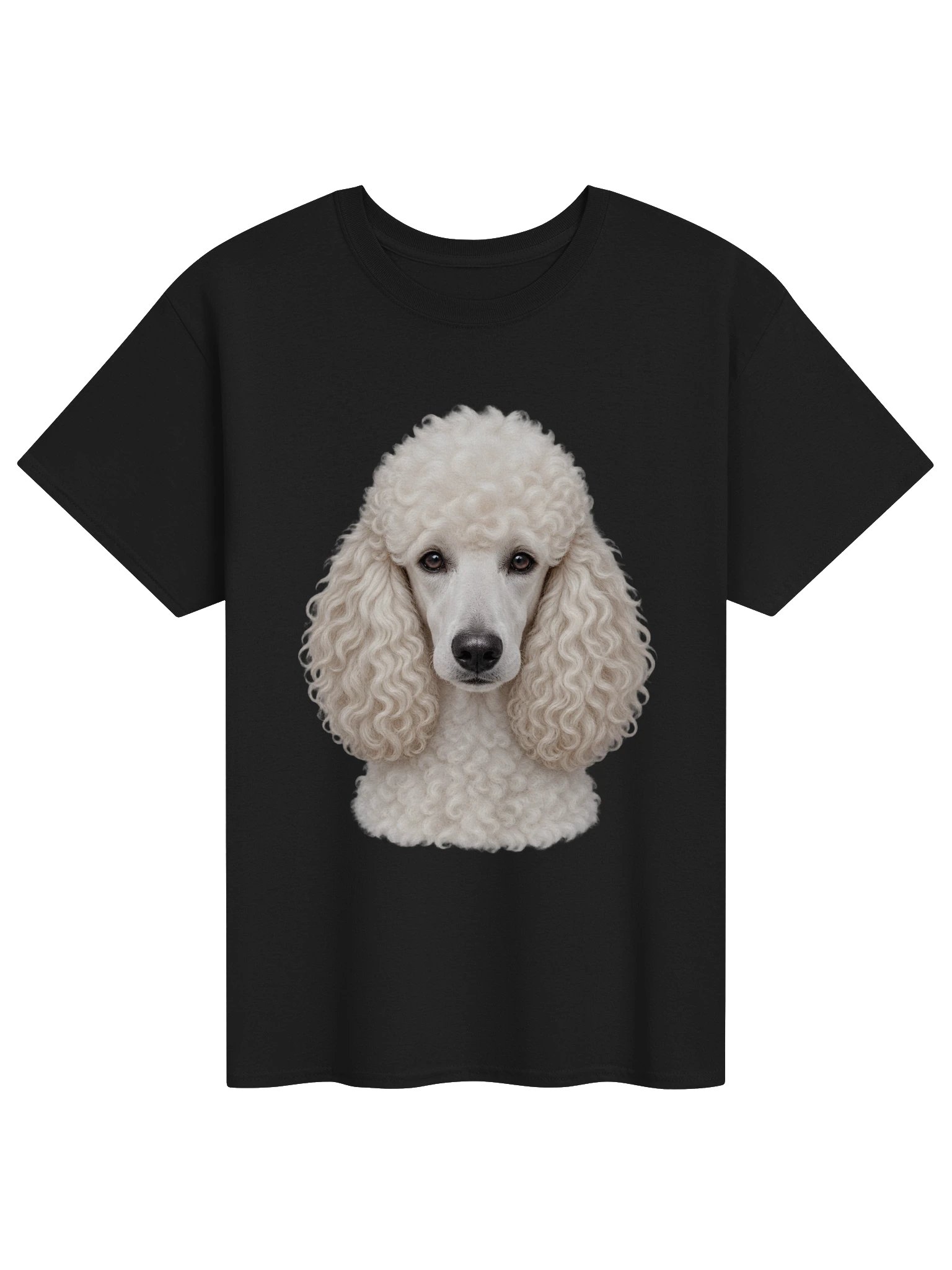 Dog - Poodle (Face) — Unisex Gildan Heavyweight 100% Cotton T-Shirt product image (1)