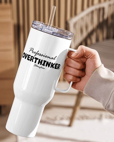 ❄️ Professional Overthinker – 40oz Travel Mug
Your thoughts run hot—make sure your coffee does too.

If you’re replaying conv...