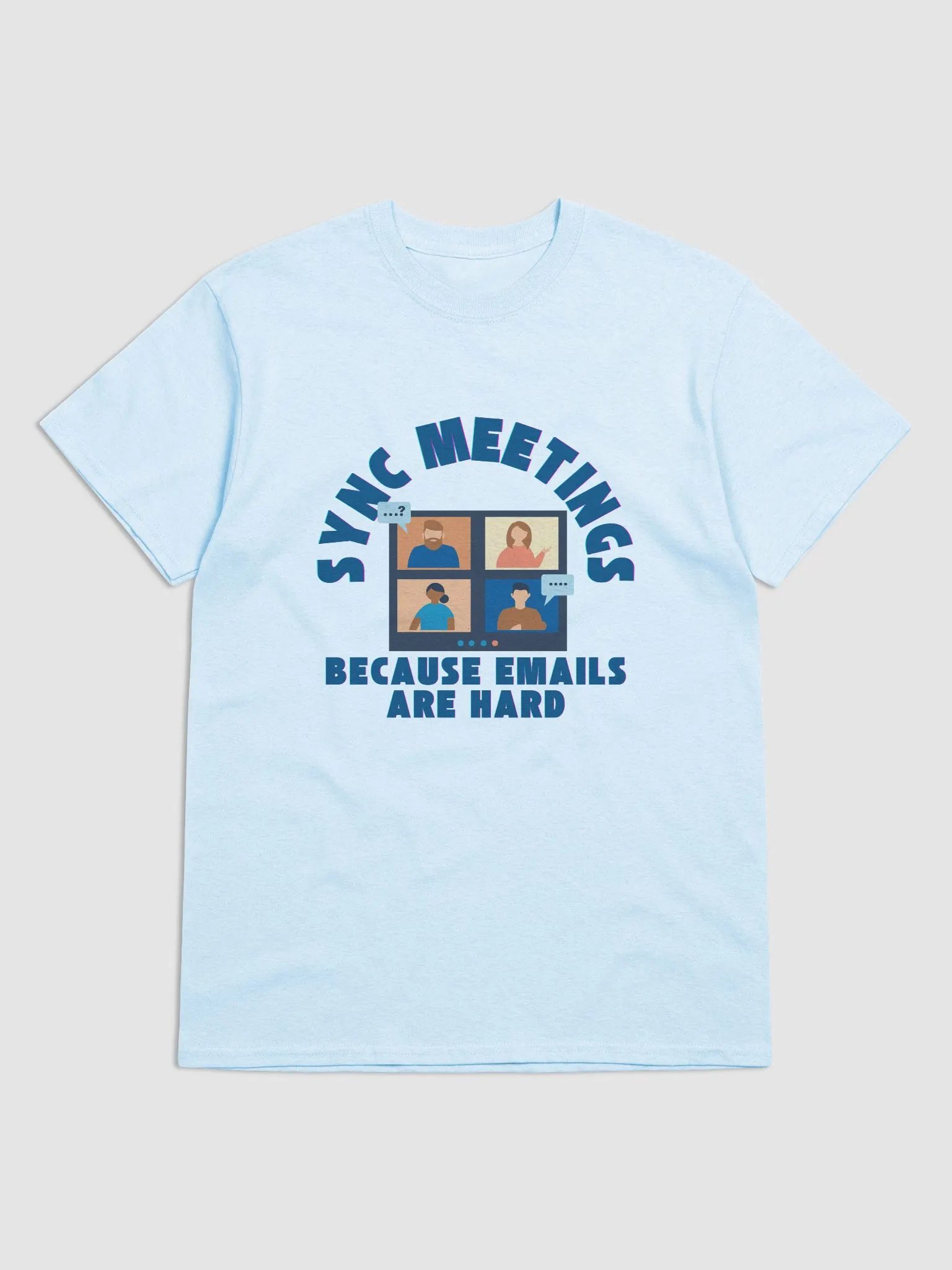 Emails are Hard - Heavyweight Tee product image (1)