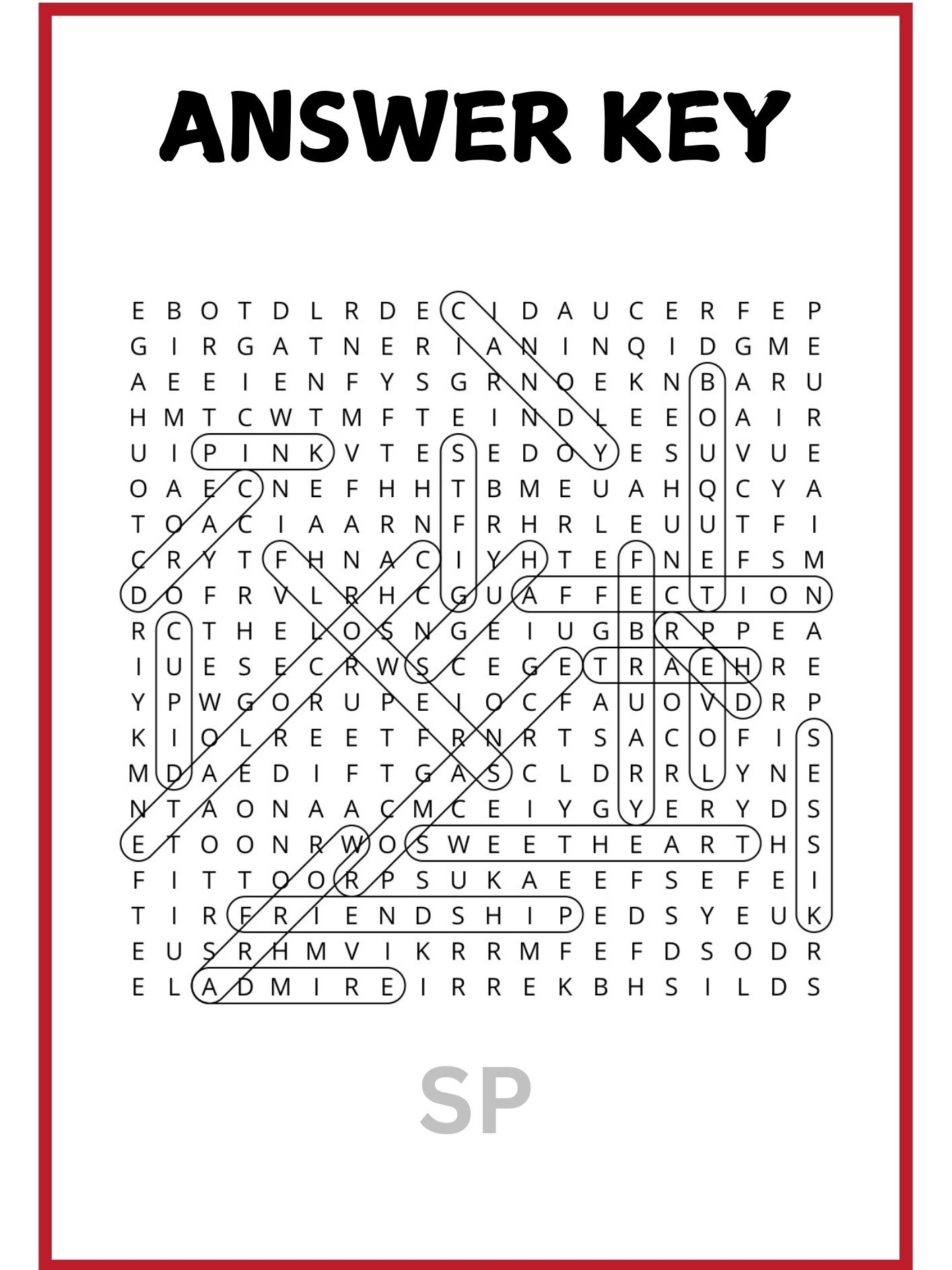 Valentine’s Day Word Search | Fun Holiday Puzzle product image (3)