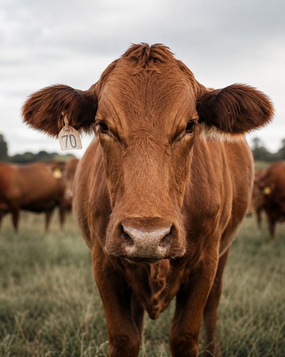 There's something in this stare that doesn't need an explanation. 🐮✨